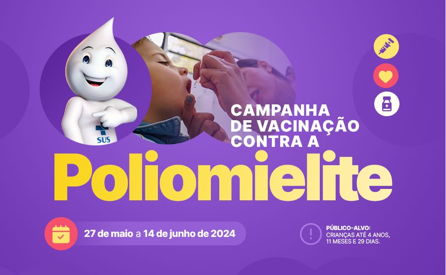 Imagem da notícia: Campanha de Poliomielite