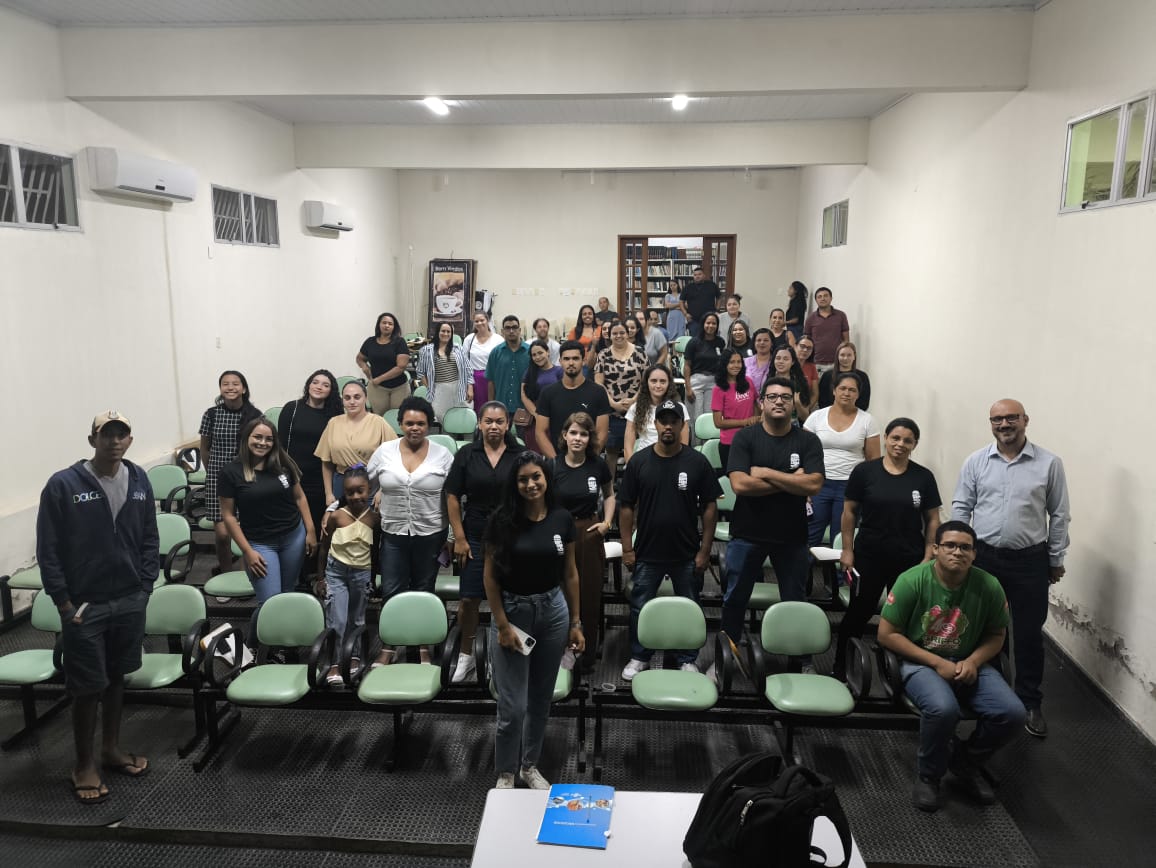 Palestra com o tema 